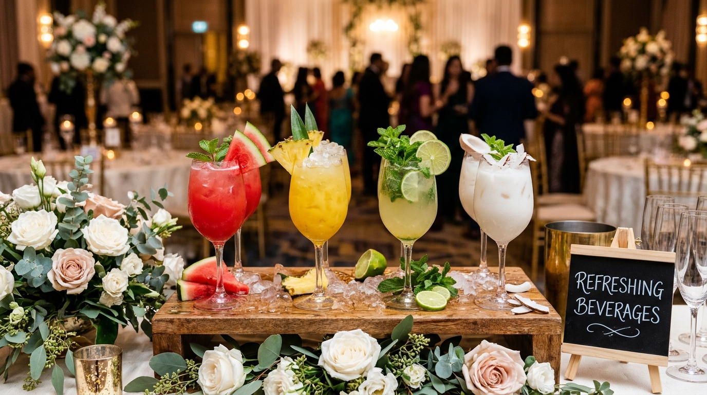 Welcome Drinks & Live Shakes